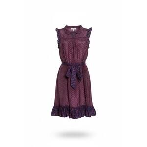 Marc By Marc Jacobs Y2k VTG Silk Print Mini Dress Size Medium